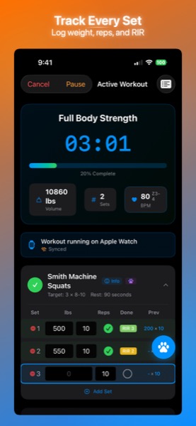 Track Every Set