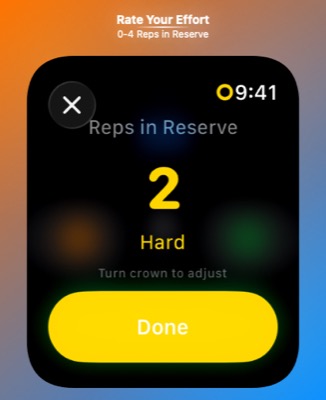 Rate Your Effort